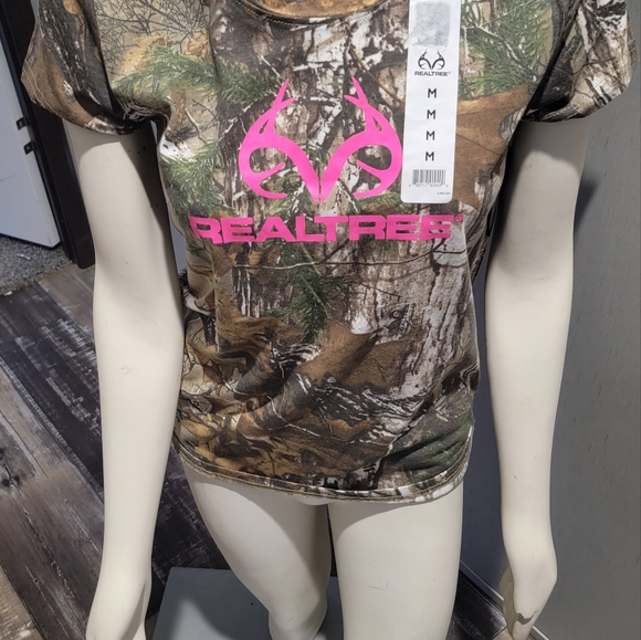 Camouflage realtree t-shirt medium!!! - Picture 2 of 8